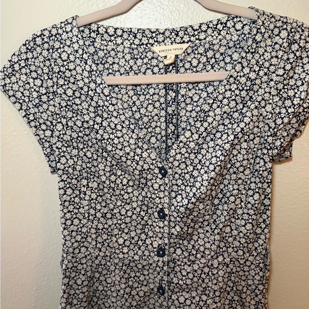 Rebecca Taylor button down sun dress - Picture 6 of 14